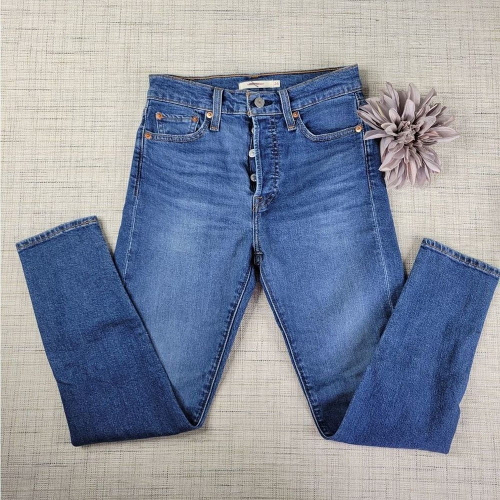 Levi's‎ Wedgie Skinny High Rise Denim Jeans 26